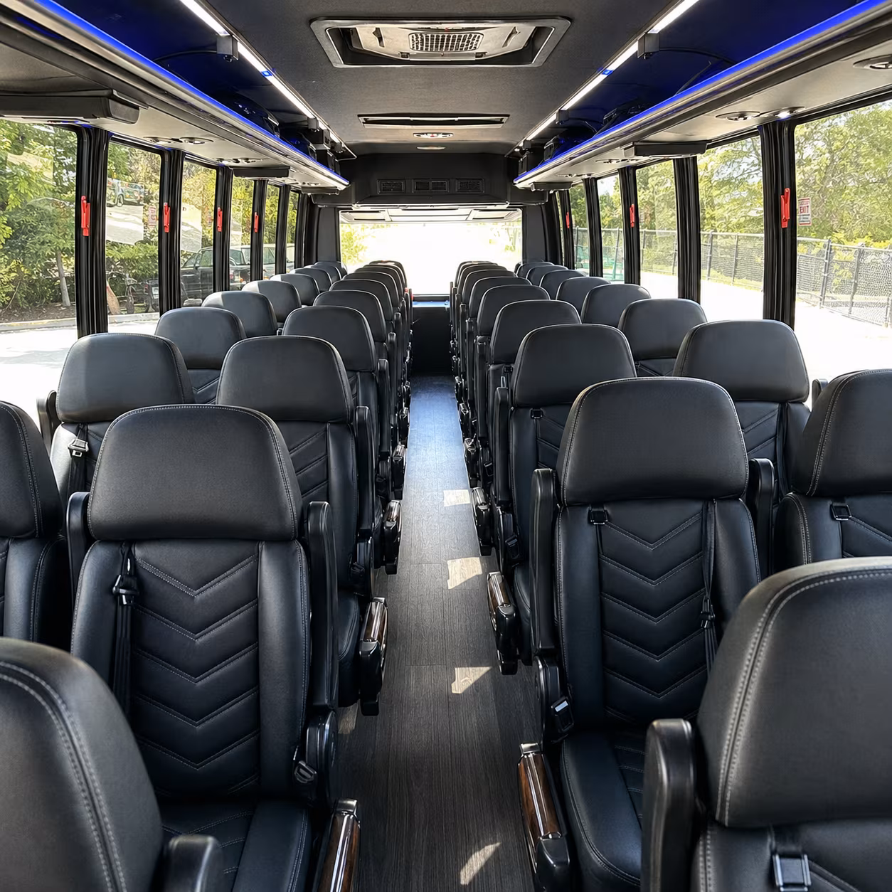 can i book a one way a round trip or a multi day package for a bus rental in lancaster