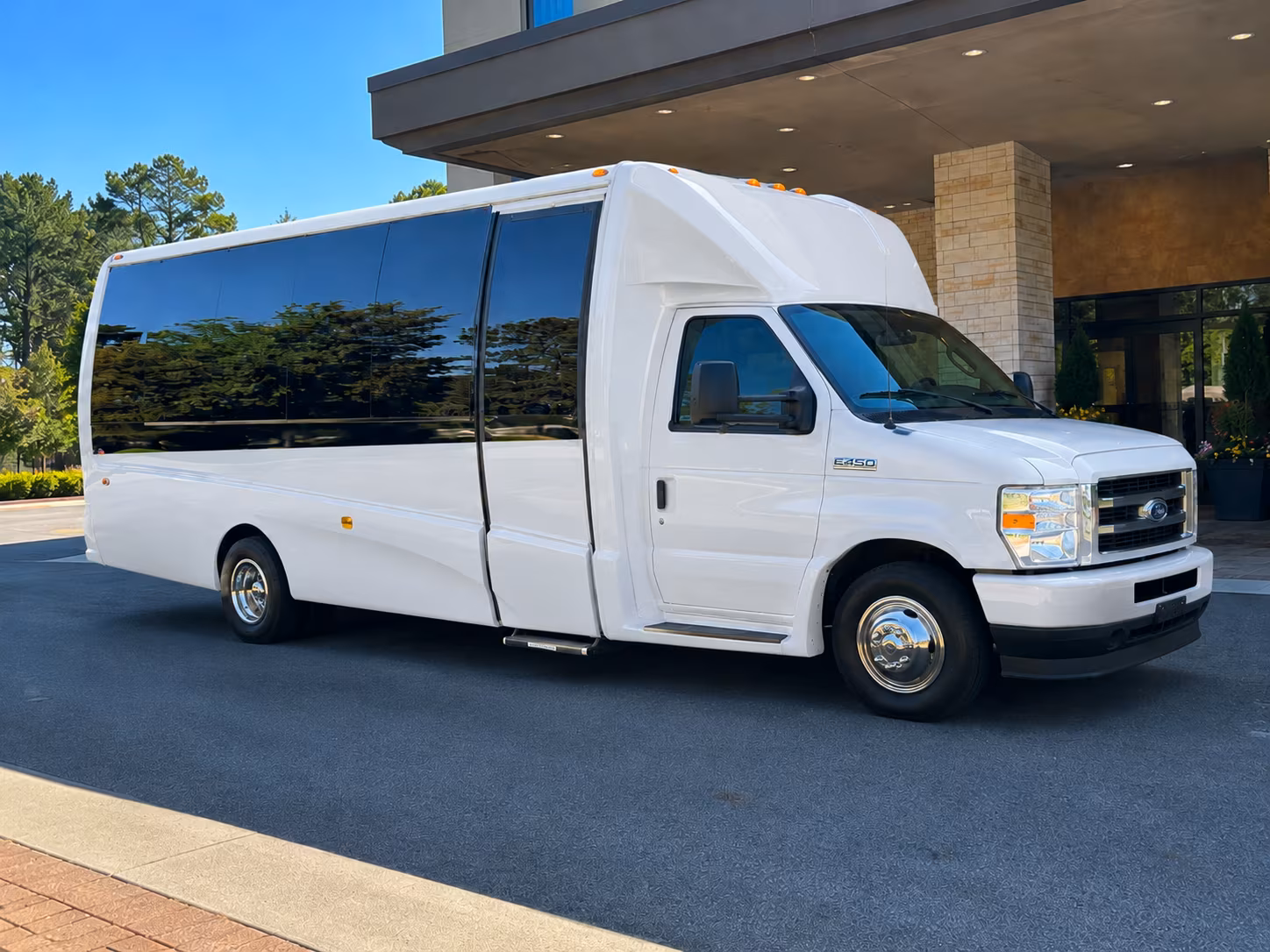 employee shuttle buses for antelope valley aerospace and defense campuses