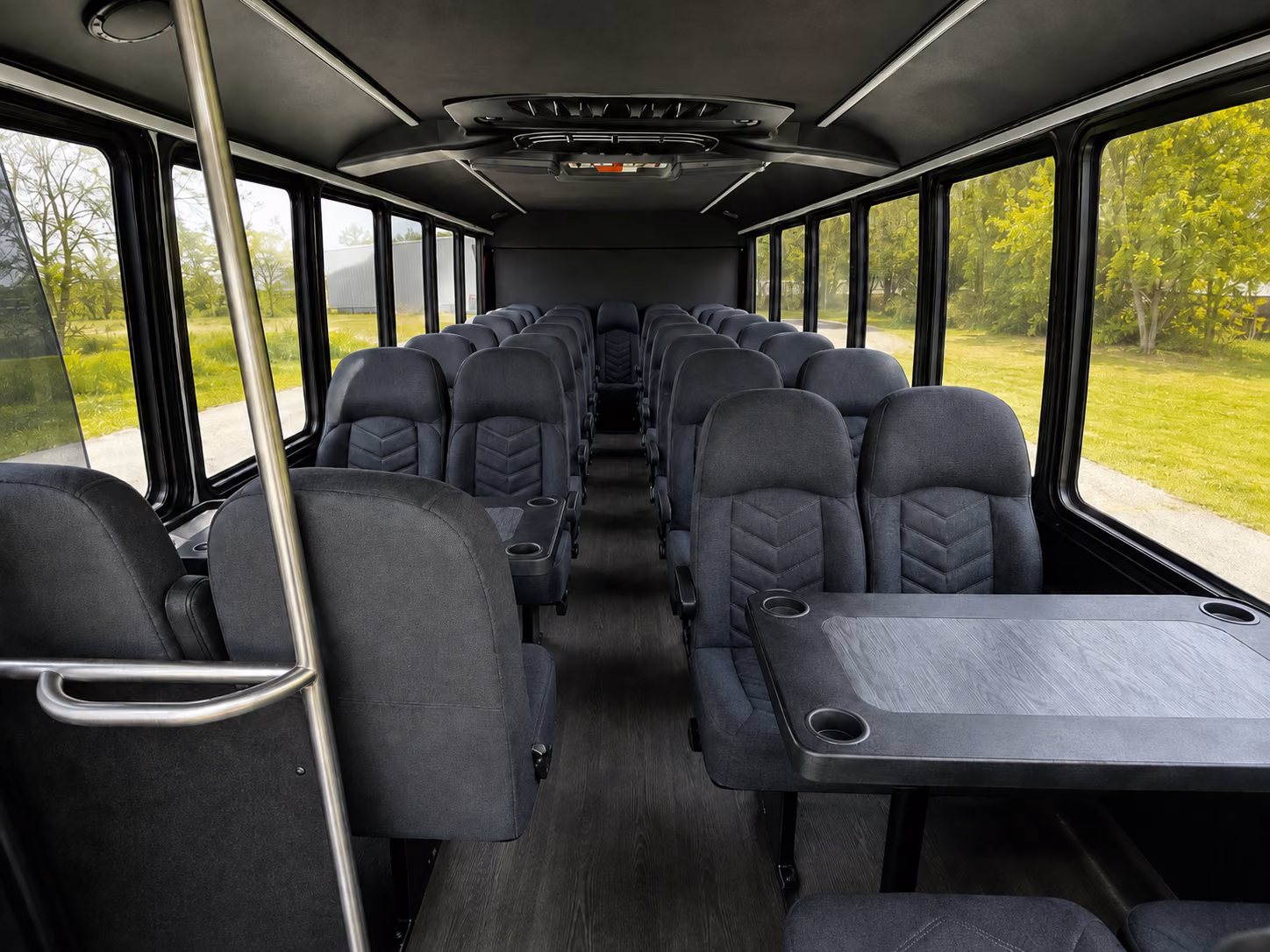lancaster 20 passenger minibus interior