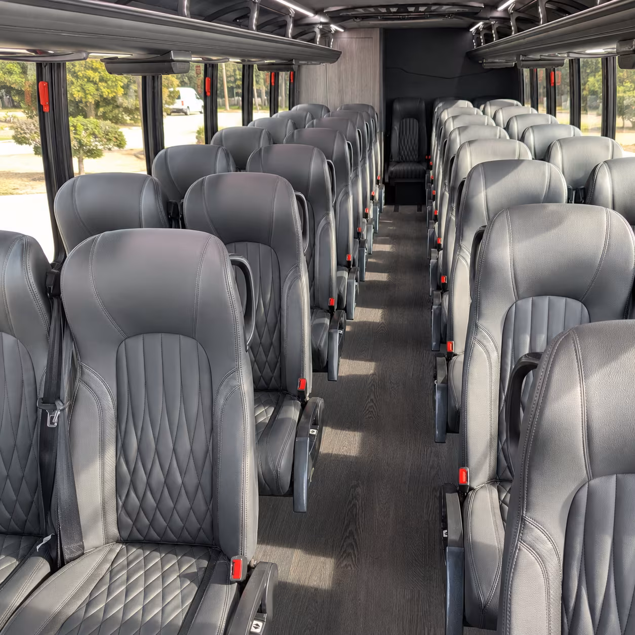 lancaster 30 passenger minibus inside