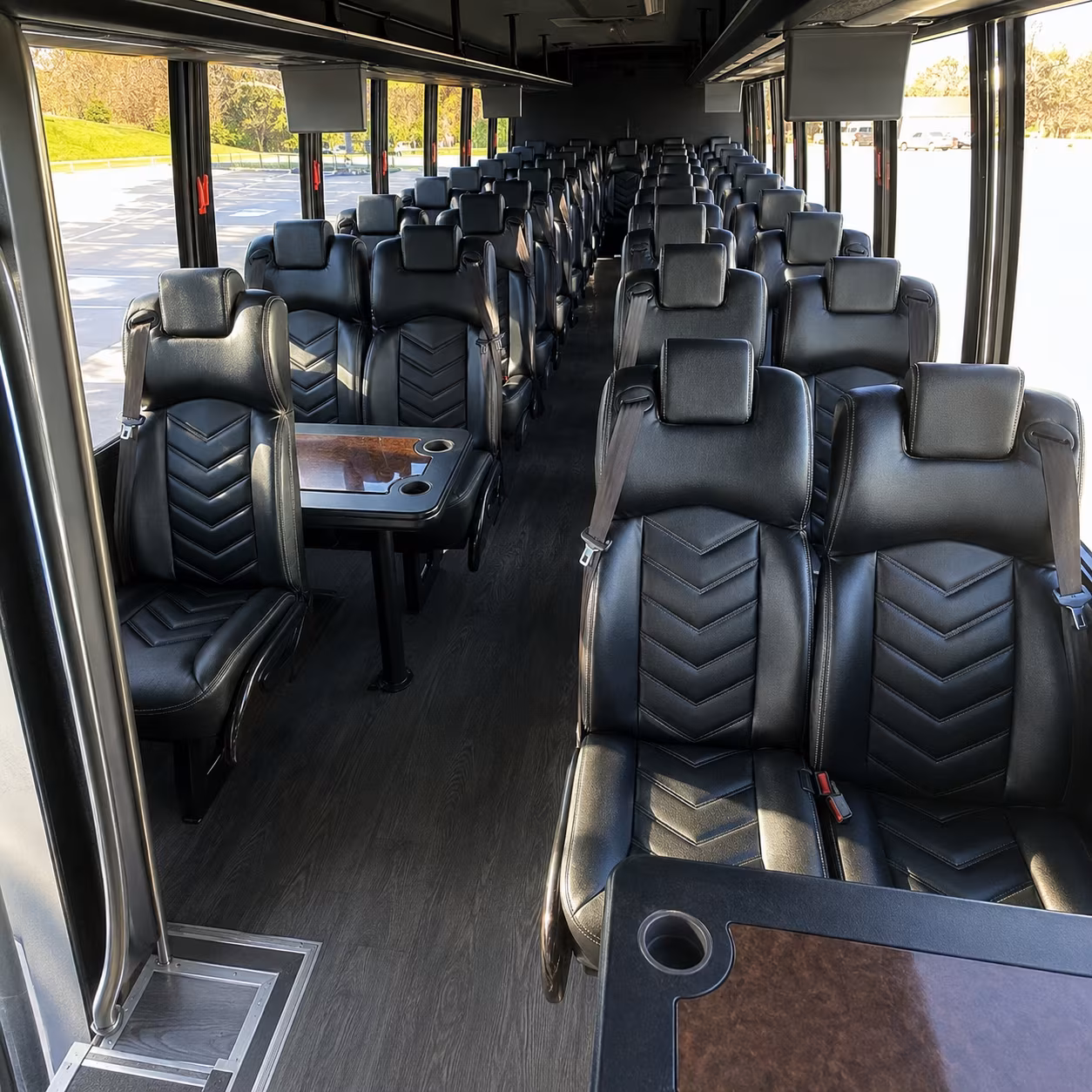 lancaster 30 passenger minibus interior