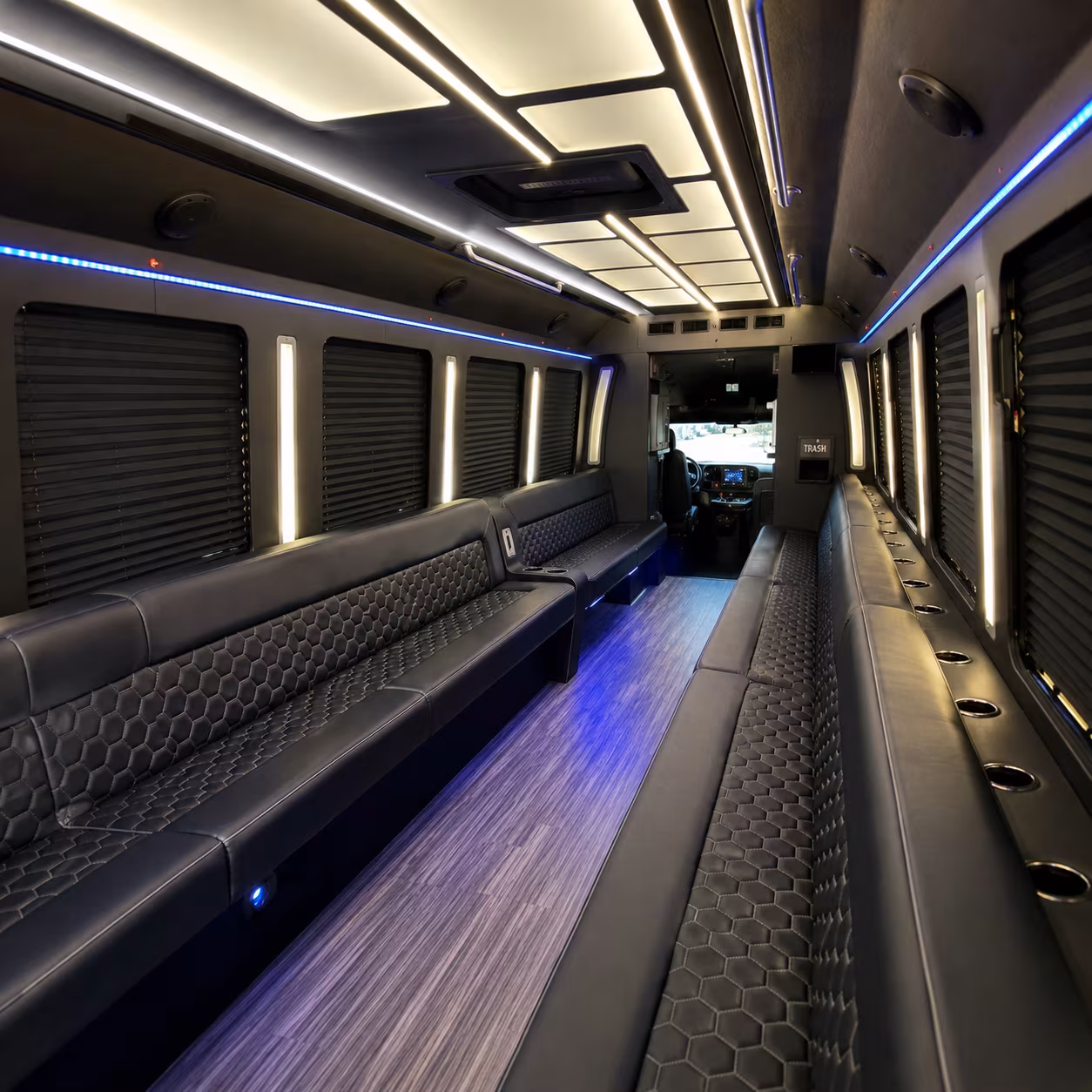 lancaster party bus inside