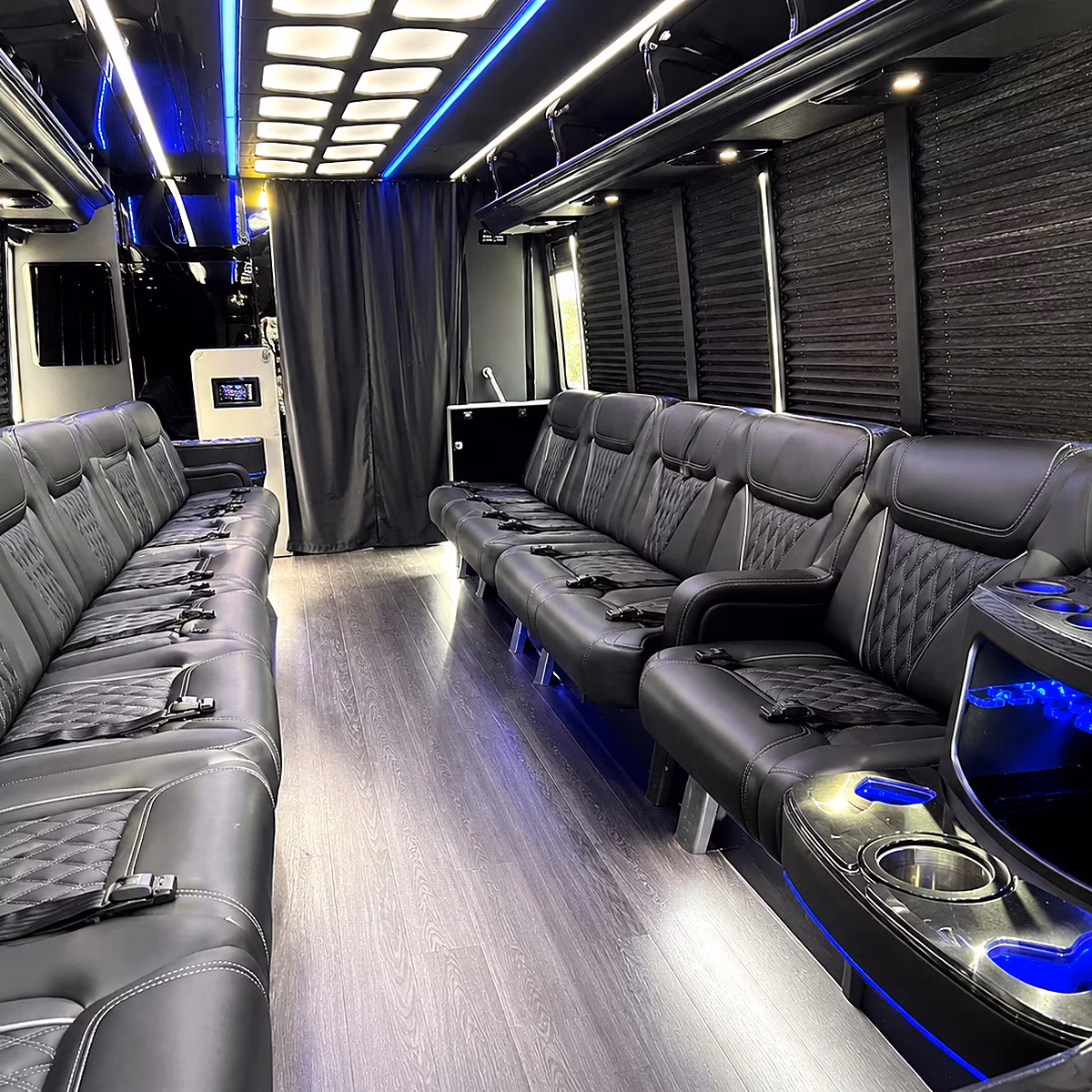 lancaster party bus interior