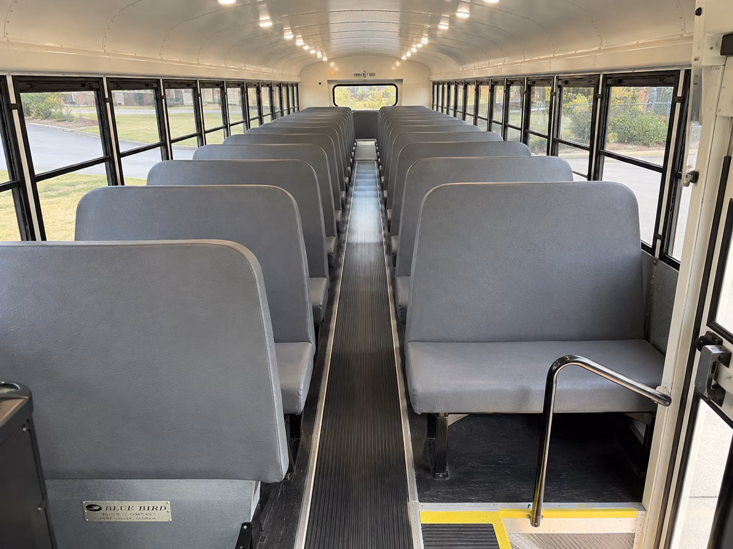 lancaster school bus inside