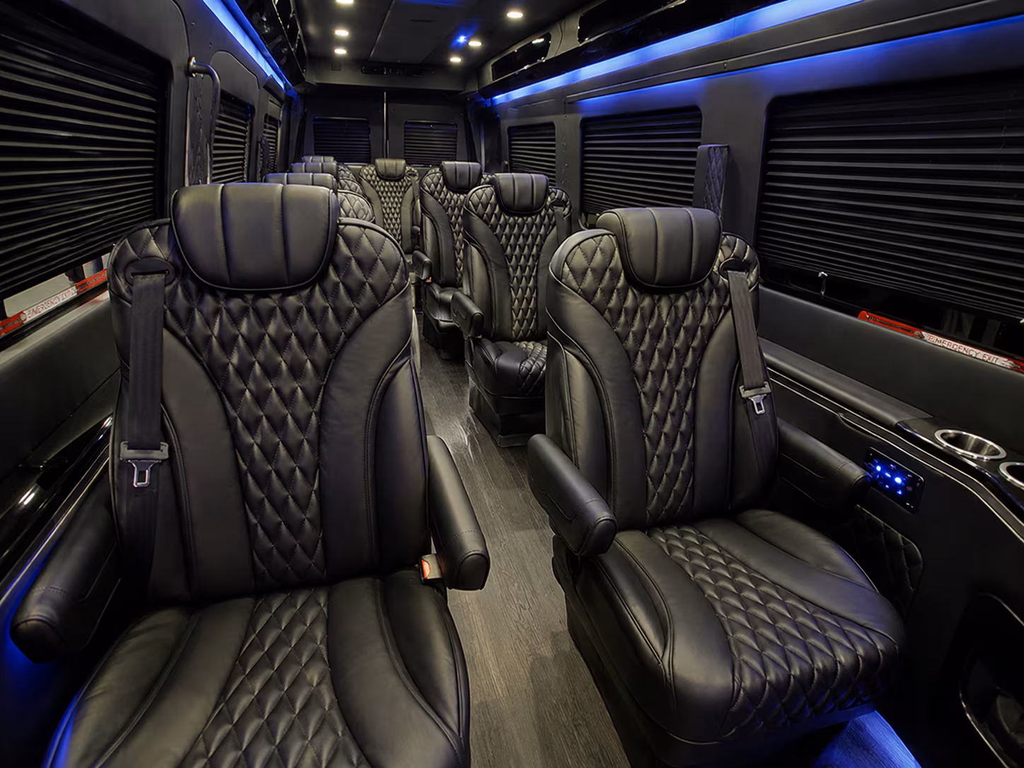 lancaster sprinter van with driver inside