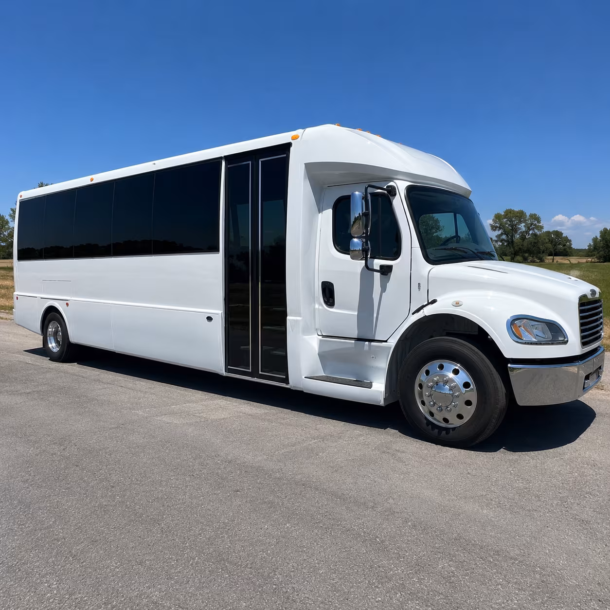 sports team and fan group buses in lancaster